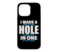 Custodia per iPhone 14 Pro Max Ho fatto un buco in uno divertente gioco di parole di golf vintage golfista