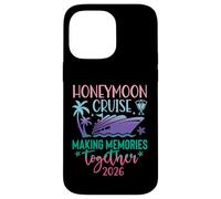 Custodia per iPhone 14 Pro Max Honeymoon Cruise 2026 Just Married Matching Couples Vacation
