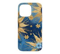 Custodia per iPhone 14 Pro Max Horror Strano Occhio Malvagio Blu Scuro