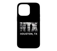 Custodia per iPhone 14 Pro Max HTX City of Houston Skyline Art Downtown Texas Souvenir Gift