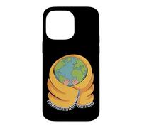 Custodia per iPhone 14 Pro Max Hug The World Earth avvolto in sciarpa design