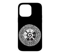 Custodia per iPhone 14 Pro Max Hunab Ku Aztec Maya Calendario Simbolo
