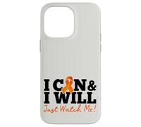 Custodia per iPhone 14 Pro Max I Can & I Will Beat Leukemia Cancer Warrior Just Watch Me