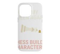 Custodia per iPhone 14 Pro Max I Hung My Queen Again Chess costruisce il design dei personaggi