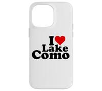 Custodia per iPhone 14 Pro Max I LOVE HEART LAKE COMO LOMBARDIA ITALIA