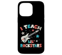 Custodia per iPhone 14 Pro Max I Teach Lil' Rockstars, Insegnante di musica rock, Guitar Band