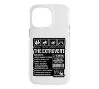 Custodia per iPhone 14 Pro Max I tratti fondamentali estroversi Divertente farfalla sociale in uscita