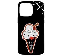 Custodia per iPhone 14 Pro Max Ice Cream Skull Spoopy Yami Kawaii Halloween Design, Spooky
