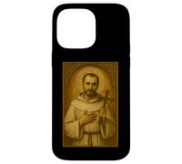 Custodia per iPhone 14 Pro Max Icona cattolica romana di San Carlo de Foucauld