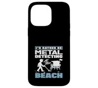 Custodia per iPhone 14 Pro Max Id piuttosto essere metal detecting al Beach Hobby