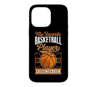 Custodia per iPhone 14 Pro Max Il mio giocatore di basket preferito mi chiama Cousin Matching