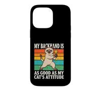 Custodia per iPhone 14 Pro Max Il mio rovescio è buono come l'atteggiamento dei miei gatti