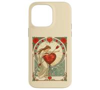 Custodia per iPhone 14 Pro Max Il peso dell'amore Vintage Art Nouveau Romance