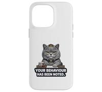 Custodia per iPhone 14 Pro Max Il tuo comportamento è stato notato - Sarcastico gatto britannico