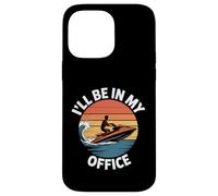 Custodia per iPhone 14 Pro Max Ill Be In My Office Divertente Jet Ski Sarcastico