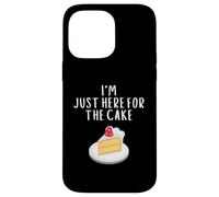 Custodia per iPhone 14 Pro Max I'm Just Here For The Cake Funny Wedding Party Costume Cakes