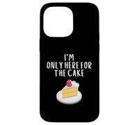 Custodia per iPhone 14 Pro Max I'm Only Here For The Cake Funny Bakery Meme Costume Cakes