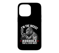 Custodia per iPhone 14 Pro Max I'm The Nicest Asshole You'll Ever Meet Monkey
