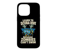 Custodia per iPhone 14 Pro Max Imparare A Immersione Zombie Umorismo Avventura Subacquea