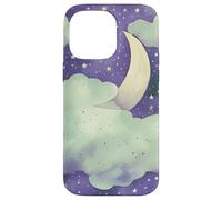 Custodia per iPhone 14 Pro Max In My Fantasy Era Witchy Green Sage Purple Moon Phases Stars