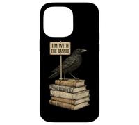 Custodia per iPhone 14 Pro Max In With The Banned Books Crow Book Lover Bibliophile Reading