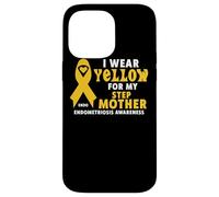 Custodia per iPhone 14 Pro Max Indosso Giallo Per Il Mio Passo mamma Camicia Endometriosi Consapevolezza