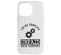 Custodia per iPhone 14 Pro Max Ingegnere del software IT Guy Sono il supporto tecnico non pagato della mia famiglia