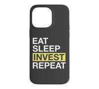Custodia per iPhone 14 Pro Max Investing Lover Eat Sleep Invest Repeat