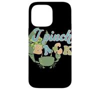 Custodia per iPhone 14 Pro Max Irish Punch Back Shamrock Crab Lucky St Patricks Art
