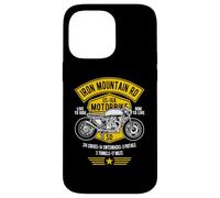 Custodia per iPhone 14 Pro Max Iron Mountain Road US-16A Design motociclistico del South Dakota