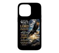 Custodia per iPhone 14 Pro Max Isaiah 40:31 Wait on the LORD, Renew Strength Eagle
