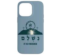 Custodia per iPhone 14 Pro Max It is Finished - Hebrew Passover Easter Jesus Empty Tomb