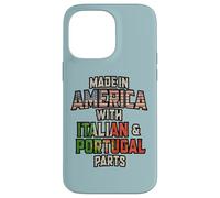 Custodia per iPhone 14 Pro Max Italiano E Portoghese Made In America Mix Heritage Vintage