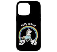 Custodia per iPhone 14 Pro Max It's My 7th Cute Unicorn 7 Year Old Girls