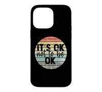 Custodia per iPhone 14 Pro Max It's ok not to be ok Vintage Mental Health Awareness