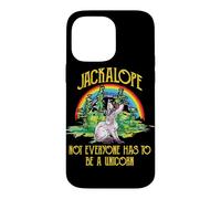 Custodia per iPhone 14 Pro Max Jackalope Not Everyone Has To Be A Unicorn Rainbow Camping