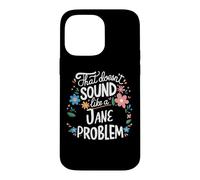 Custodia per iPhone 14 Pro Max Jane Personalized Cute Flower Girls Jane Name