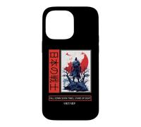 Custodia per iPhone 14 Pro Max Japanese Art Samurai Vintage Fighter Anime Bushido Kanji