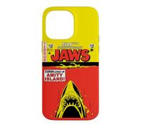 Custodia per iPhone 14 Pro Max Jaws 50th Anniversary Poster Comic Book Style Front & Back