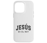 Custodia per iPhone 14 Pro Max Jesus Es El Re'y Cristiana Fe Religiosa Regalo