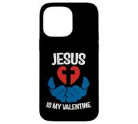 Custodia per iPhone 14 Pro Max Jesus is My Valentine Funny Valentines Loves Christ Love Day