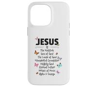 Custodia per iPhone 14 Pro Max Jesus is The Messiah Mighty God Beautiful Savior Lamb of God