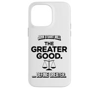 Custodia per iPhone 14 Pro Max John Stuart Mill The Greater Good ... Definire Maggiore