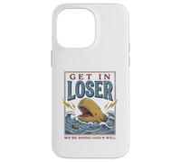 Custodia per iPhone 14 Pro Max Jonah and the Whale Funny Christian Bible Story God