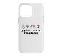 Custodia per iPhone 14 Pro Max Joy is an Act of Resistance Rainbow Pride Month Human Rights