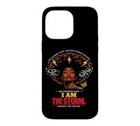 Custodia per iPhone 14 Pro Max Juneteenth She Whispered I Am The Storm Womens Black History