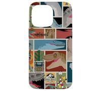 Custodia per iPhone 14 Pro Max Jurassic World Classified Creatures Postcard All Over Print