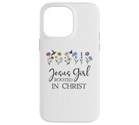 Custodia per iPhone 14 Pro Max Just a Girl Who Loves Jesus Girls Christian Rooted in Christ