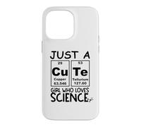 Custodia per iPhone 14 Pro Max Just a Girl Who Loves Science Cute Girls Science Teacher