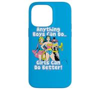 Custodia per iPhone 14 Pro Max Justice League Girls Can Do It Better
